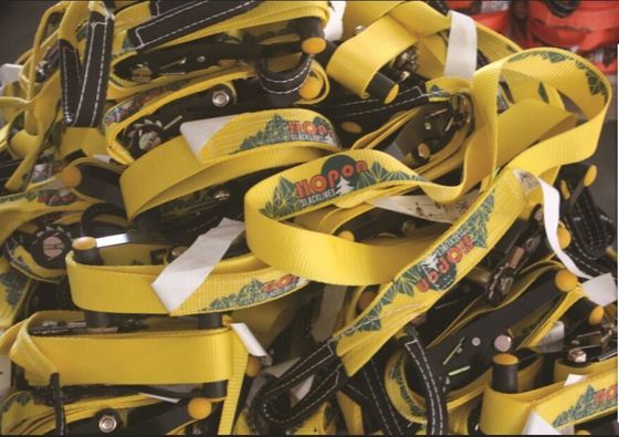 kupować Taśma do slackline Gibbon 4T 25m Wysoka wytrzymałość Odporność na kwasy Z napinaczem Power Ratchet online manufacture