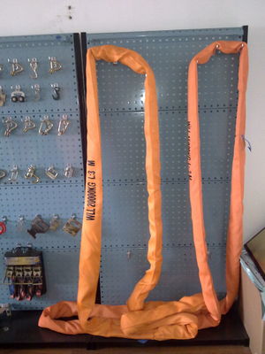 kupować WLL 20T Ciężki bez końca okrągły ślinek poliester EN1492-2 miękki pomarańczowy online manufacture