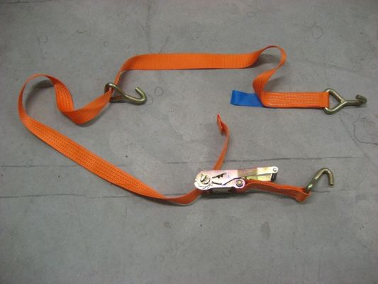 kupować Orange Ratchet Tie Down Straps LC2500 DN EN12195-2 50MM z pojedynczym hakem J online manufacture