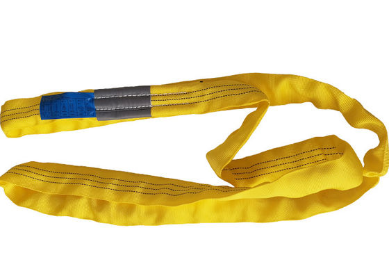 kupować EN1492-2 Standard 100% Poliestrowa Pętla Oczkowa Bez Końca 3 Tony Płaska Taśma Tkana online manufacture