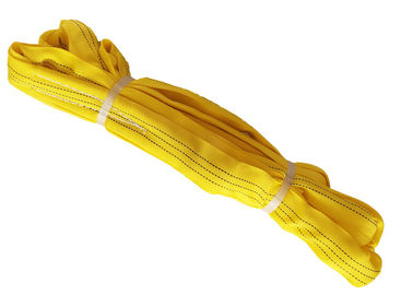 kupować 3t Choke Lifting Cylindrical Objects Poliester Endless Round Sling Żółty kolor online manufacture