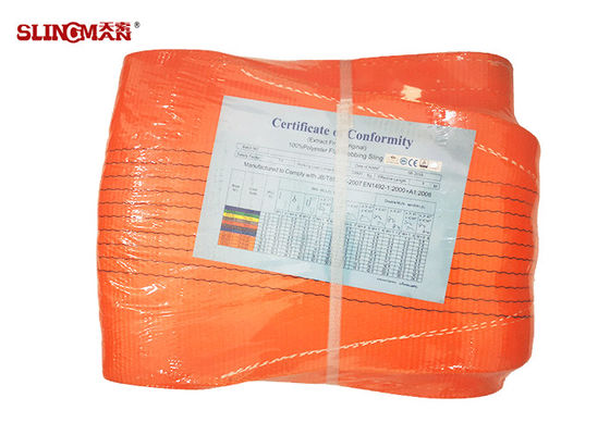 kupować Kod kolorystyczny Duplex Webbing Polyester Lifting Sling 12T 20T online manufacture