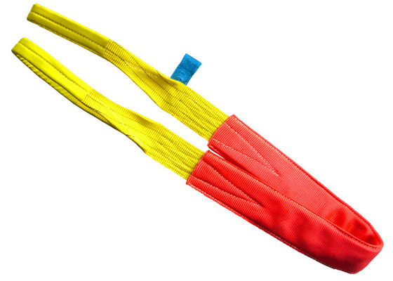 kupować Polyester Duplex Webbing Slings, żółty 3 tony płaskie oczko Sling dla żurawia online manufacture