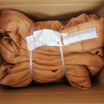 kupować Brązowy poliestrowy okrągły zawiesie Heavy Duty Vertical 54000 LBS online manufacture