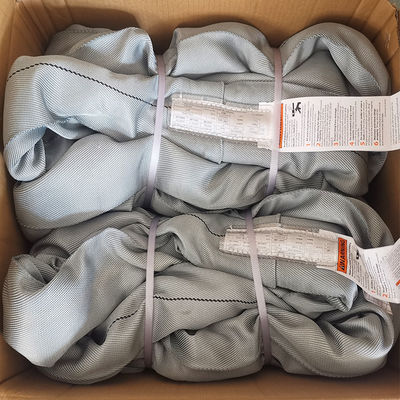 kupować ASME B30.9 Szary Poliestrowy Pas Nośny Okrągły Wytrzymały Pionowy 32000 LBS online manufacture