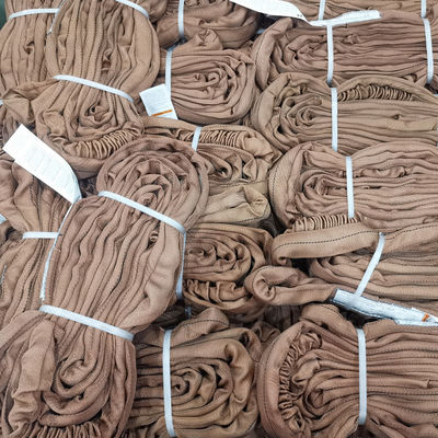 kupować Wytrzymały poliestrowy pas okrągły w kolorze piaskowym, kurtka, splot skośny, udźwig pionowy 6 ton online manufacture