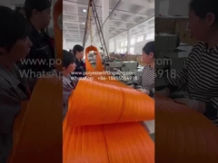 Ciężki 5 do 1 poliestrowy okrągły płaszcz ślinkowy Twill Weave Vertical 17000 lbs