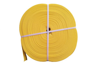 Anti Abrasion Polyester Webbing Roll Customized Sling Color High Safety Coefficient